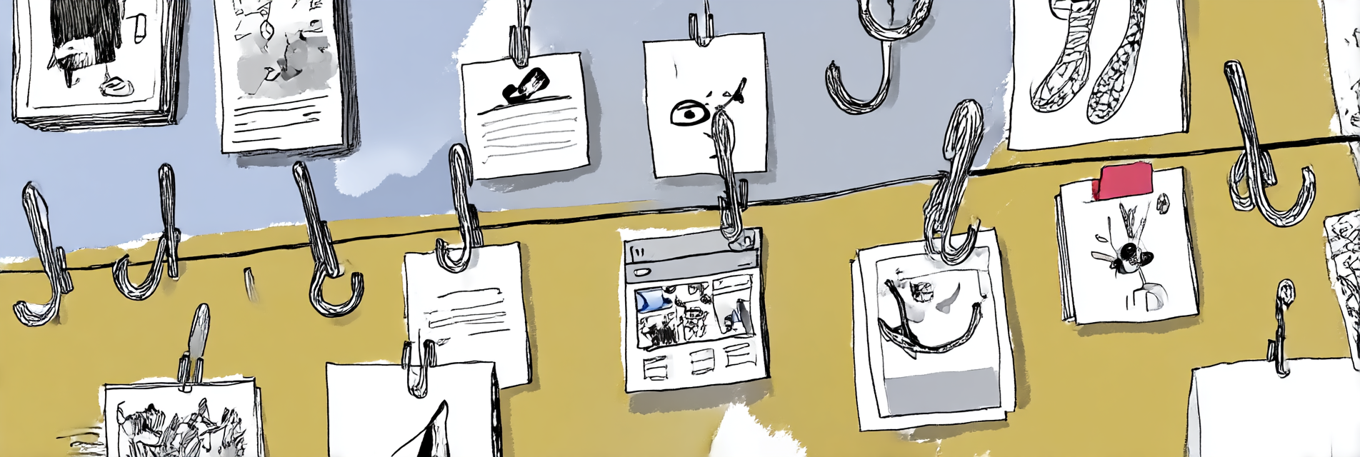 Web post hooks - Runcible Content A variety of hooks holding up web posts